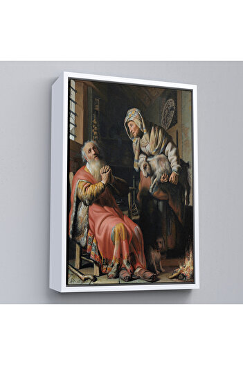 indispensablely Framed Rembrandt - Painting Tobit and Anna with Child-7439