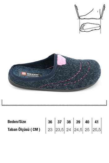 GEZER Women's Winter Home Garden Removable Insole Slippers