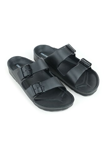 GEZER Two Buckle Adjustable Men's Slippers Suitable for Wet Floor