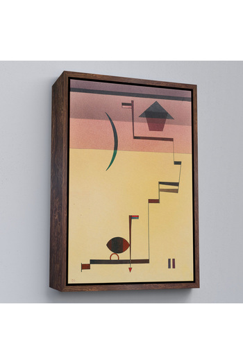 N NOXXO Wassily Kandinsky cu cadru din lemn - Eckig Angular Table-7490