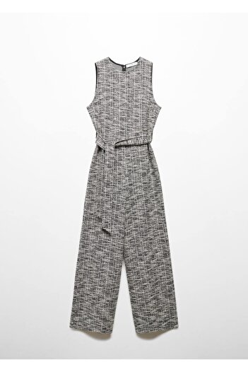 MANGO Woman Kırçıllı tüvit tulum