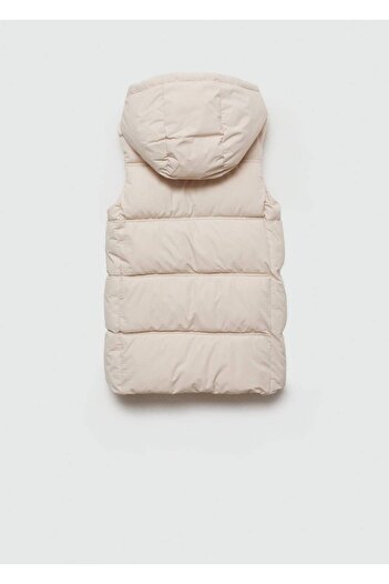 MANGO Kids Стьобаний жилет з капюшоном