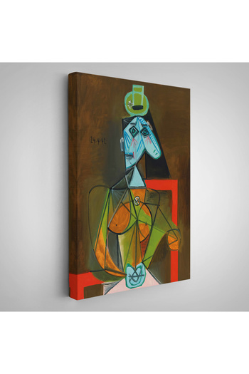 indispensablely Framed Pablo Picasso - Dora Maar'In'Beautiful Noble Painting-7297