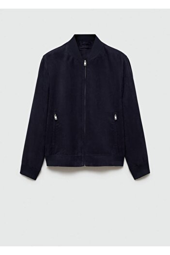 MANGO Man Süet görünümlü bomber ceket
