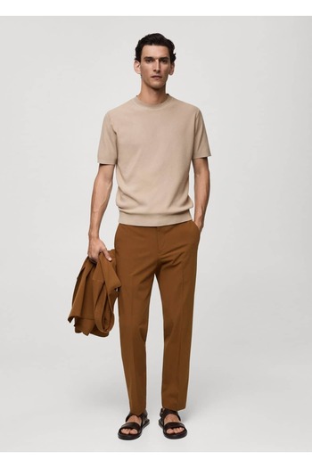 MANGO Man Slim fit pants set