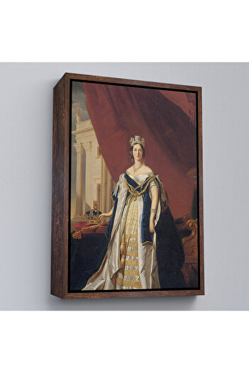 indispensablely Framed Franz Xaver Winterhalter - Painting of Queen Victoria - Queen Victoria-8039