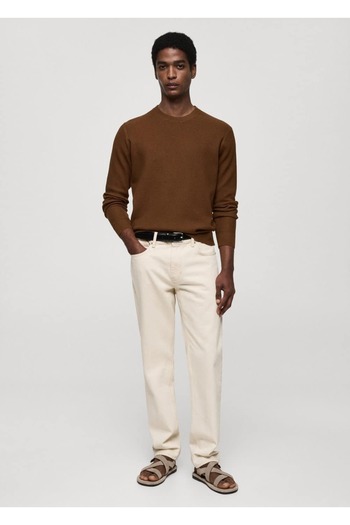 MANGO Man Geflochtener Pullover aus Baumwollstrick