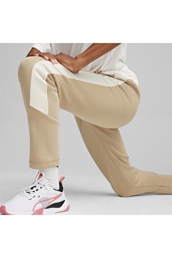 Puma EVOSTRIPE High-Waists Kadın Bej Eşofman Altı 67788083