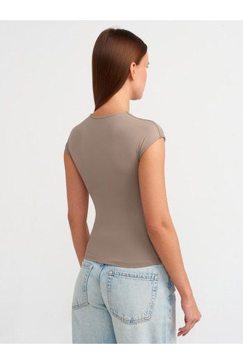 Dilvin 30856 Model Polyamide Mink T-Shirt