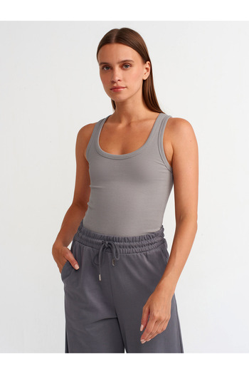 Dilvin 20829 Model - Strappy Gray Ball