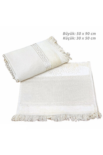Madame Towel Капучино Кольоровий рушник з бахромою
