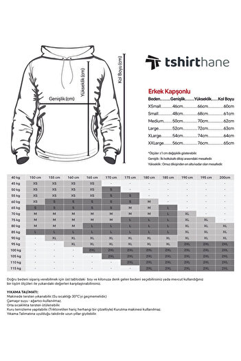 Tshirthane Ανδρικό φούτερ με κουκούλα Tengri Tamga White 3ip