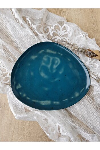 GULHANILE Matte Blue Trior Organic 32 Cm Service