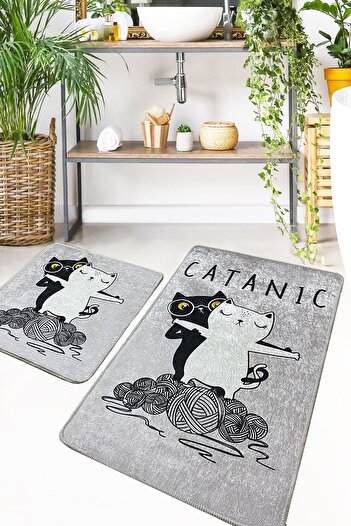 Chilai Home Catanic 2-Piece Bathroom Set Djtbanyo