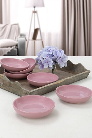 Keramika Violet Ring Snack Bowl/Sauce Bowl 13 Cm 6 Pieces