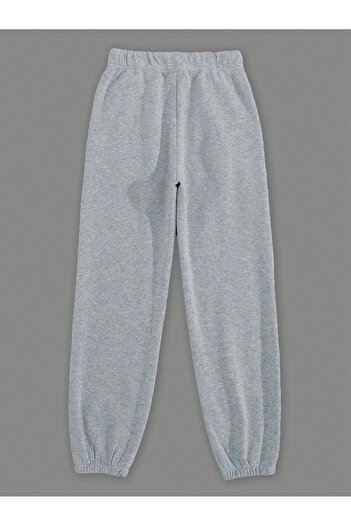 Mythologie Leopard Ribbon Sweatpants Jogger - White Printed Elastic Leg High Waist