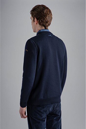PAUL&SHARK Men's Knitted Roundneck C.W.Wool Sweater