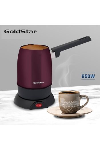 GoldStar Stainless Steel Electric Coffee Pot Matte Purple