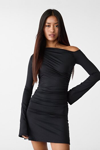 Stradivarius Short Asymmetrical Dress