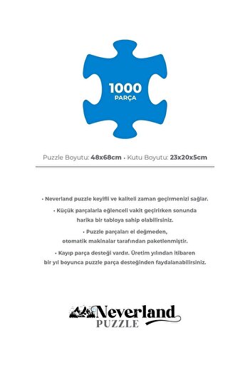 Neverland 1000 Parça Puzzle - Colmar