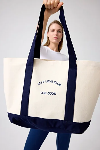 Los Ojos Melodi Cotton Shoulder Bag - Shopper Bag
