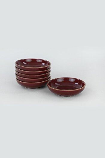 Keramika Plum Gold Mesh Ring Snack Bowl/Faucet 13 Cm 6 Pieces