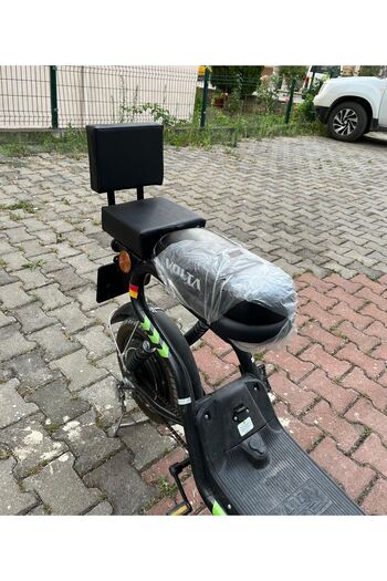 Volta VSm Leather Back Seat with BackreSt - Saddle, Seat, Electric Bicycle