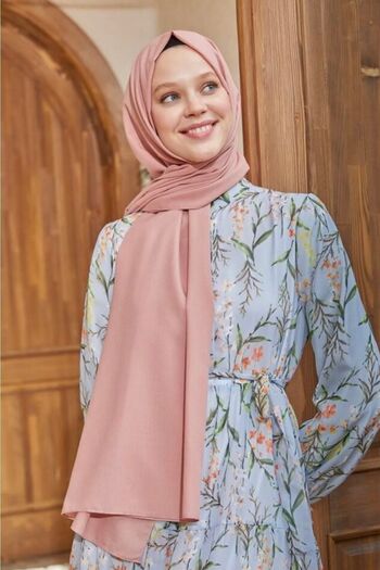 Mides scarf Hijab Cotton Crash Jazz Shawl Model-powder