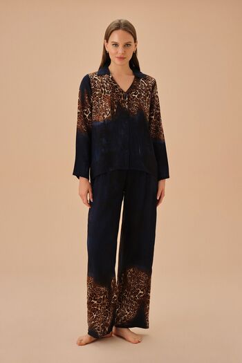 SUWEN Tigre Masculine Pajama Set