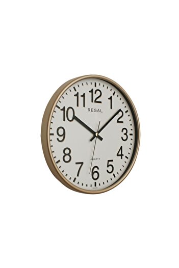 GULHANILE Regal 0252 Gi Round 26 cm Gilded Frame. Wall Clock