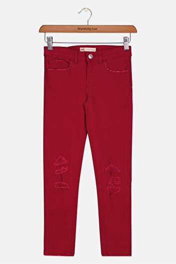 Levi's Kids Girls Super Skinny Jeans, Maroon