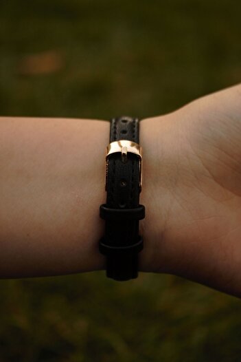 QUARTZ Marka Vintage Deri Kordon Yuvarlak Klasik Minimal Kol Saati