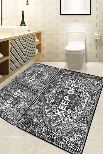 Chilai Home Keep Off Set of 3 - Djtbanyo Bathroom Rug
