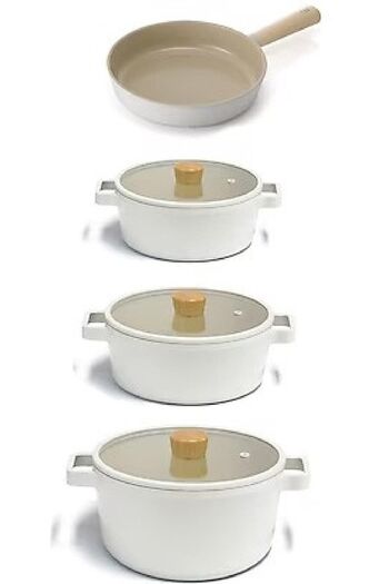 NEOFLAM Fika 7 Piece Pot Pan Set 24t-22t-18t-26tv