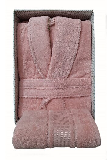 Özdilek Özdilek Colourist Şalyaka and Bathrobe - A.Coral Color Head Towel