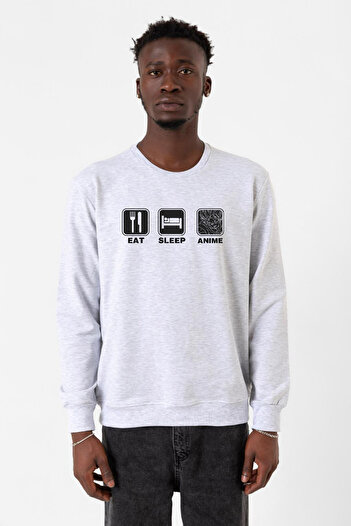 Tshirthane Їж, спи, дивись аніме Karmelanj Erkek 2ip Світшот