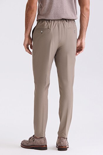 Jakamen Vizon Comfort Fit Beli Lastikli Jogger Pantolon
