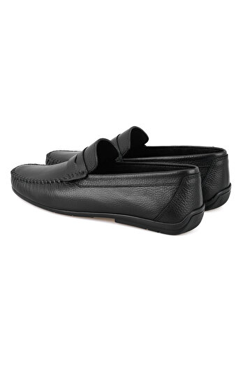Desa Ανδρικό δερμάτινο loafer Kelvin Black