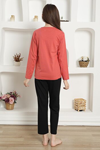Akbeniz Kız Çocuk Penye Pijama Takım 20423