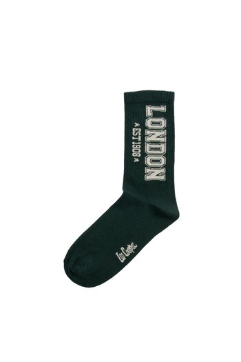 Lee Cooper London Men's Single Sock Socks - Emerald Color