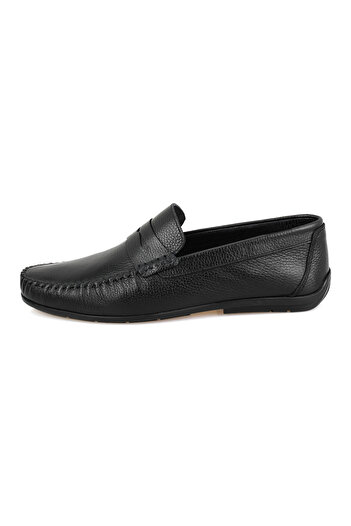 Desa Ανδρικό δερμάτινο loafer Kelvin Black