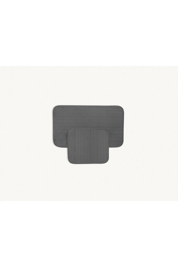 Madame Coco Mathılda 2-piece Bath Mat - Anthracite - 50x80 Cm
