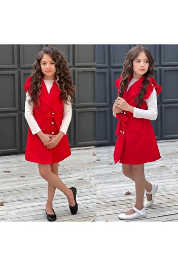 KOKOŞ BEBEK Button Detailed Kokoş Badi Dress
