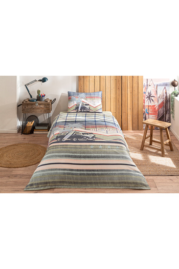 Özdilek Single Big Wave Pique Set