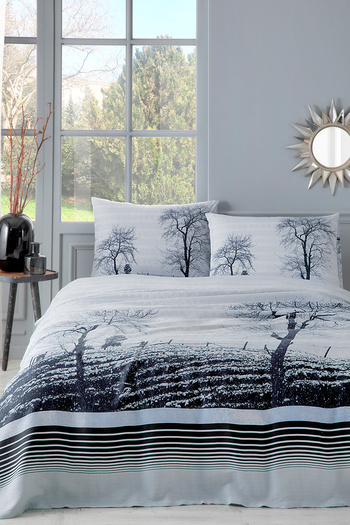 Özdilek Wood Single Pique Set