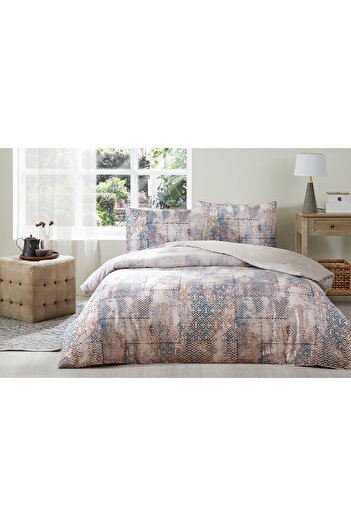 Özdilek Vintage Rug Double Soft Life Satin Duvet Set