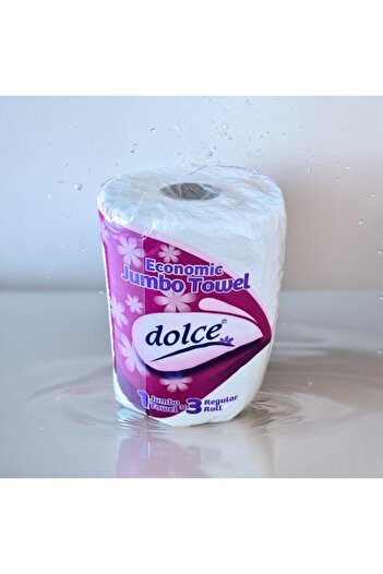 Dolce Giant Paper Towel 270 Sheets Double Layer Patterned Large Size 21.5 Cm X 12.5cm