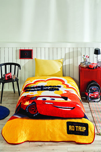 Özdilek Παιδική κουβέρτα καλοριφέρ Disney Licensed Cars - Μονή, 155x215 cm