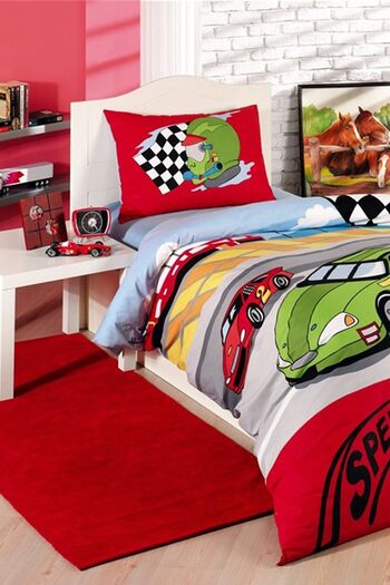 Kristal Speedway Ranforce - Single Duvet Cover Set