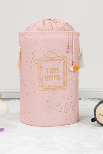 FAVORA Alas Baby Round Bag Basket - Pink